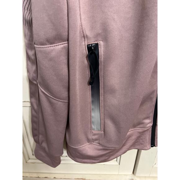 Bershka size XL men’s tracksuit jacket in pink and black - Picture 2 of 5